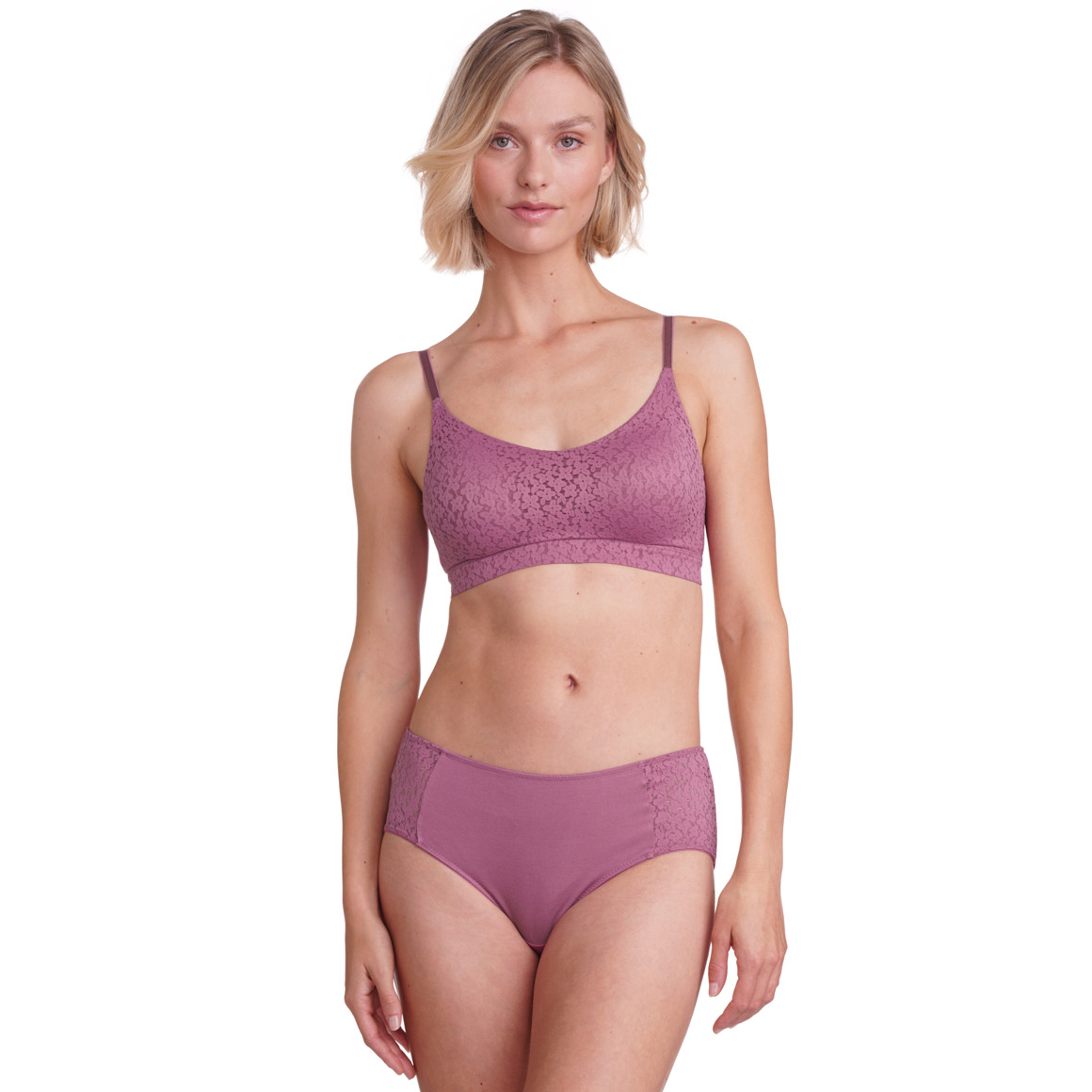 2 Damen Bustiers mit floraler Spitze