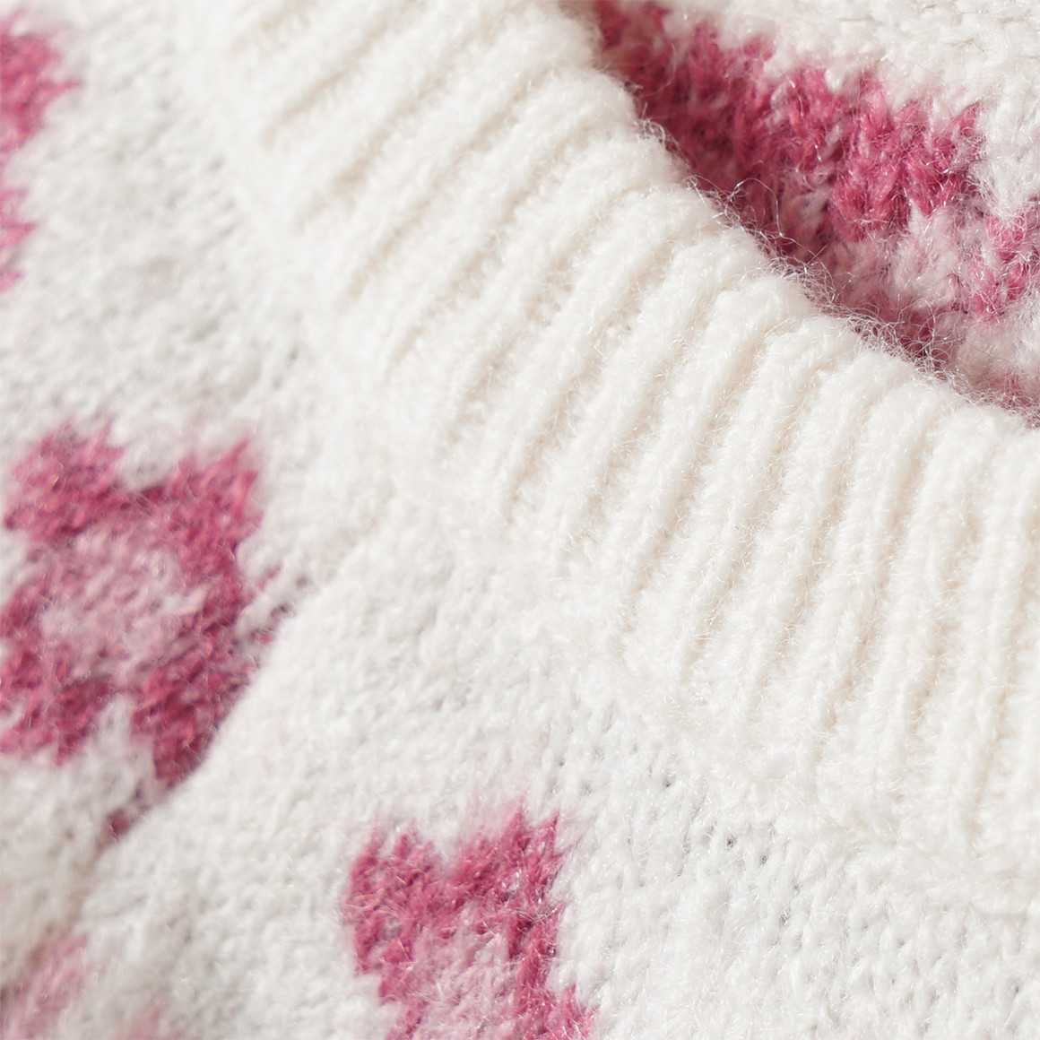 Meisjes gebreide jurk met patroon