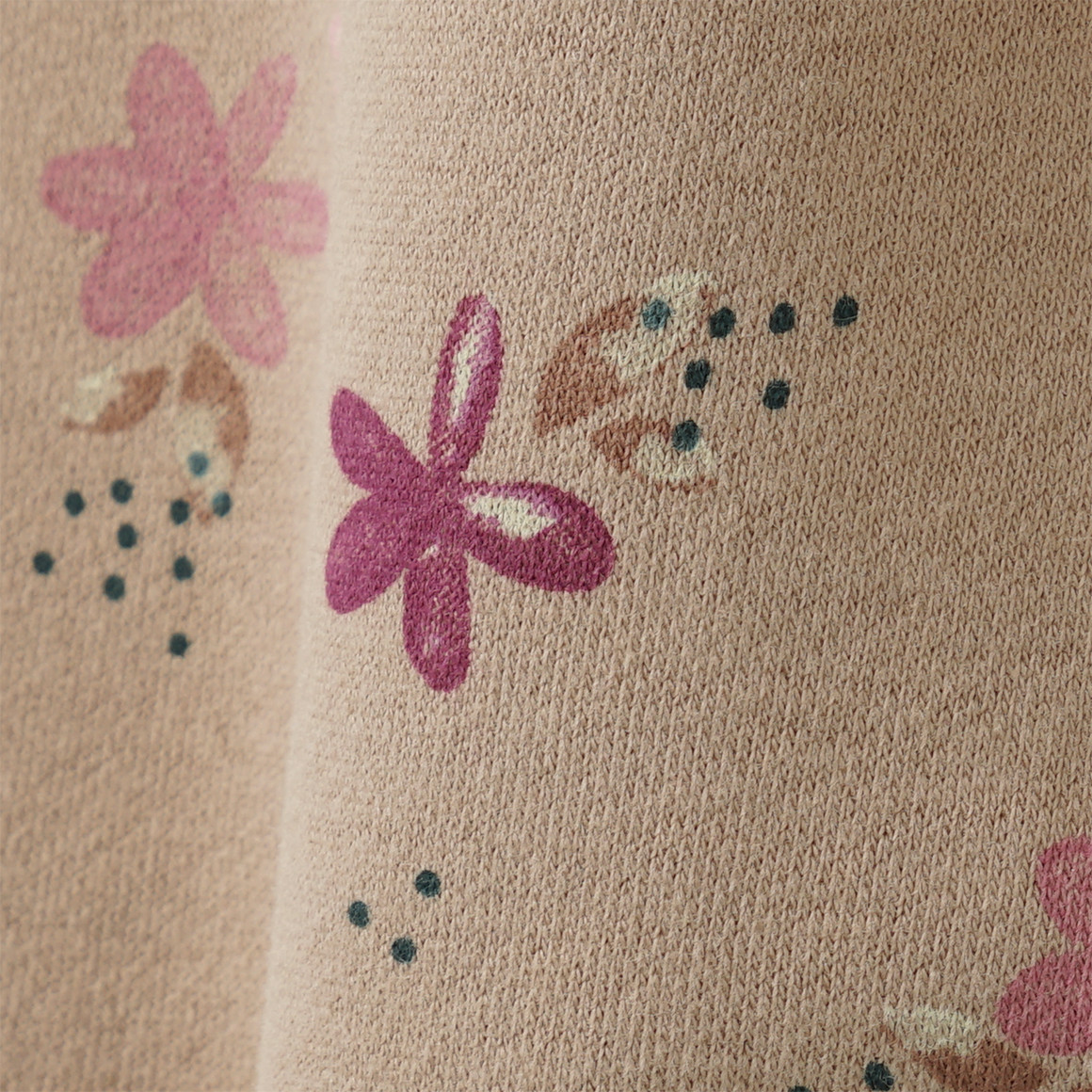 Mädchen Sweatkleid mit Allover-Muster
