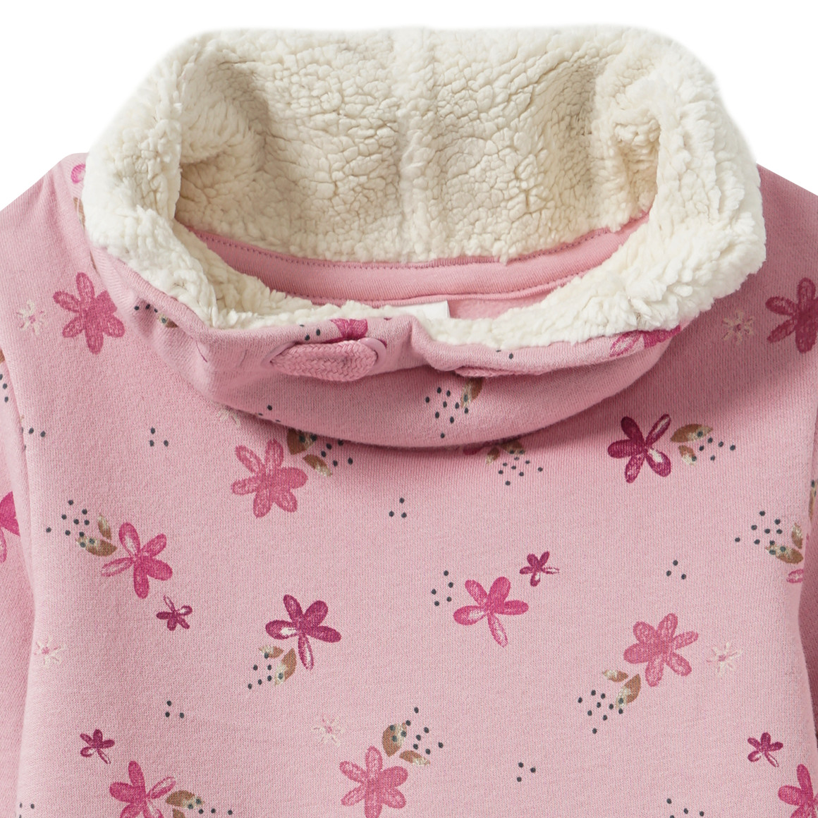 Mädchen Sweatkleid mit Allover-Muster