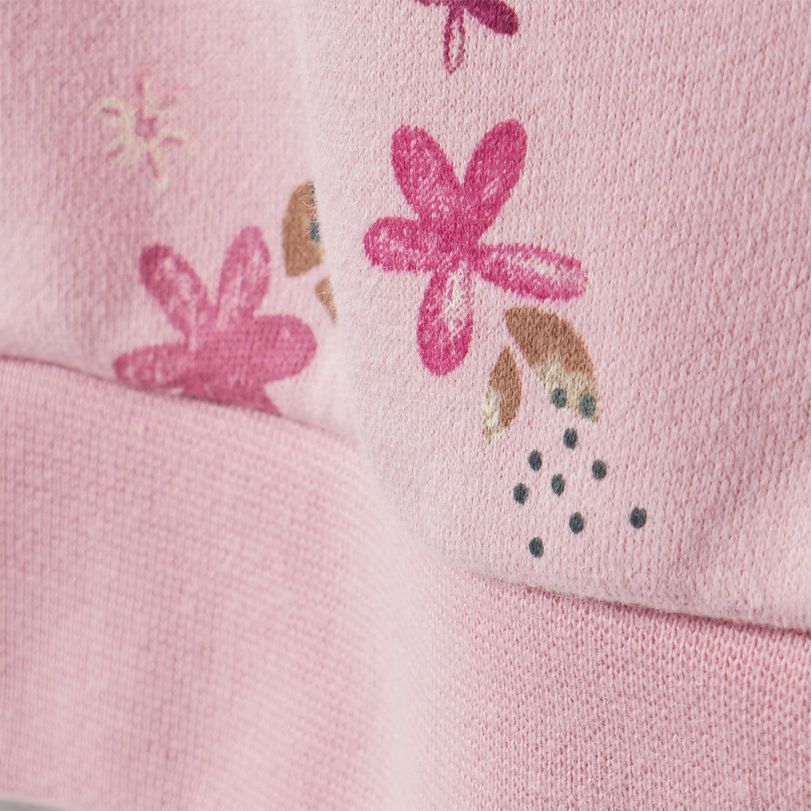 Mädchen Sweatkleid mit Allover-Muster