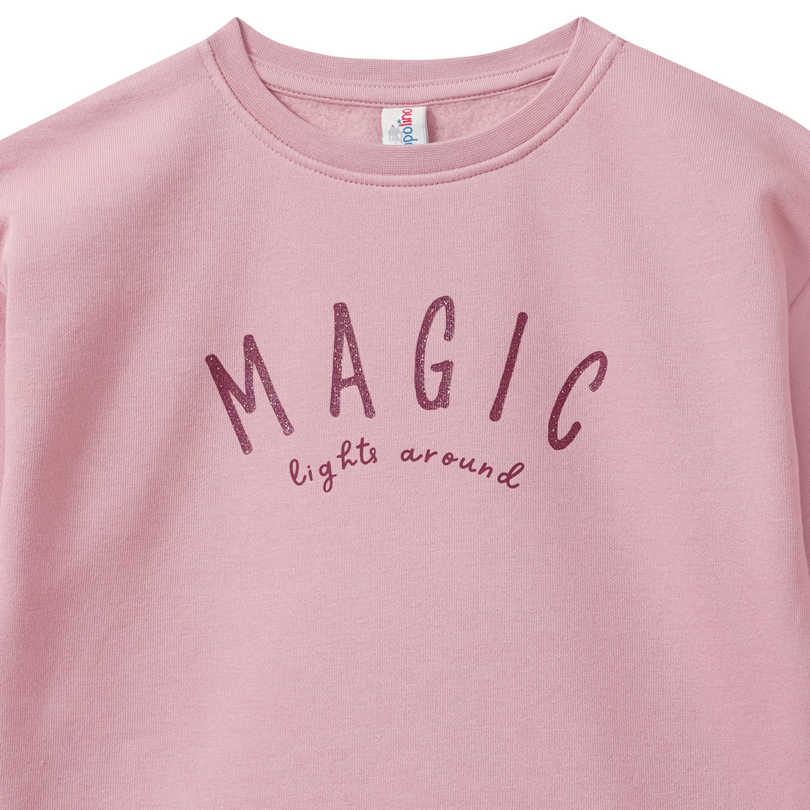 Meisjes sweatshirt in een gelaagde look