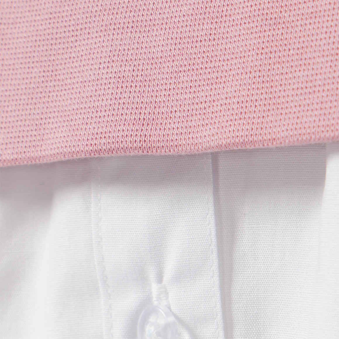 Meisjes sweatshirt in een gelaagde look