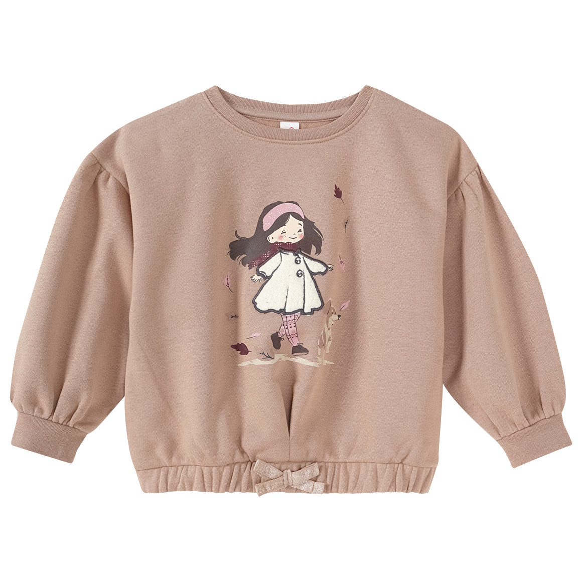 Mädchen Sweatshirt mit Applikation