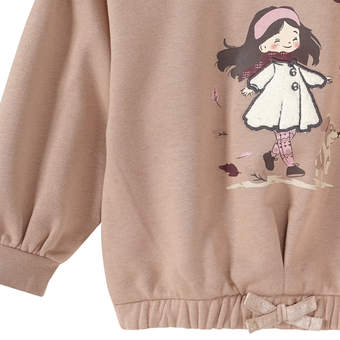 Mädchen Sweatshirt mit Applikation