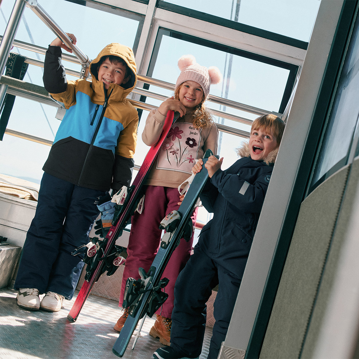 Meisjes' hoodie met bloemenprint