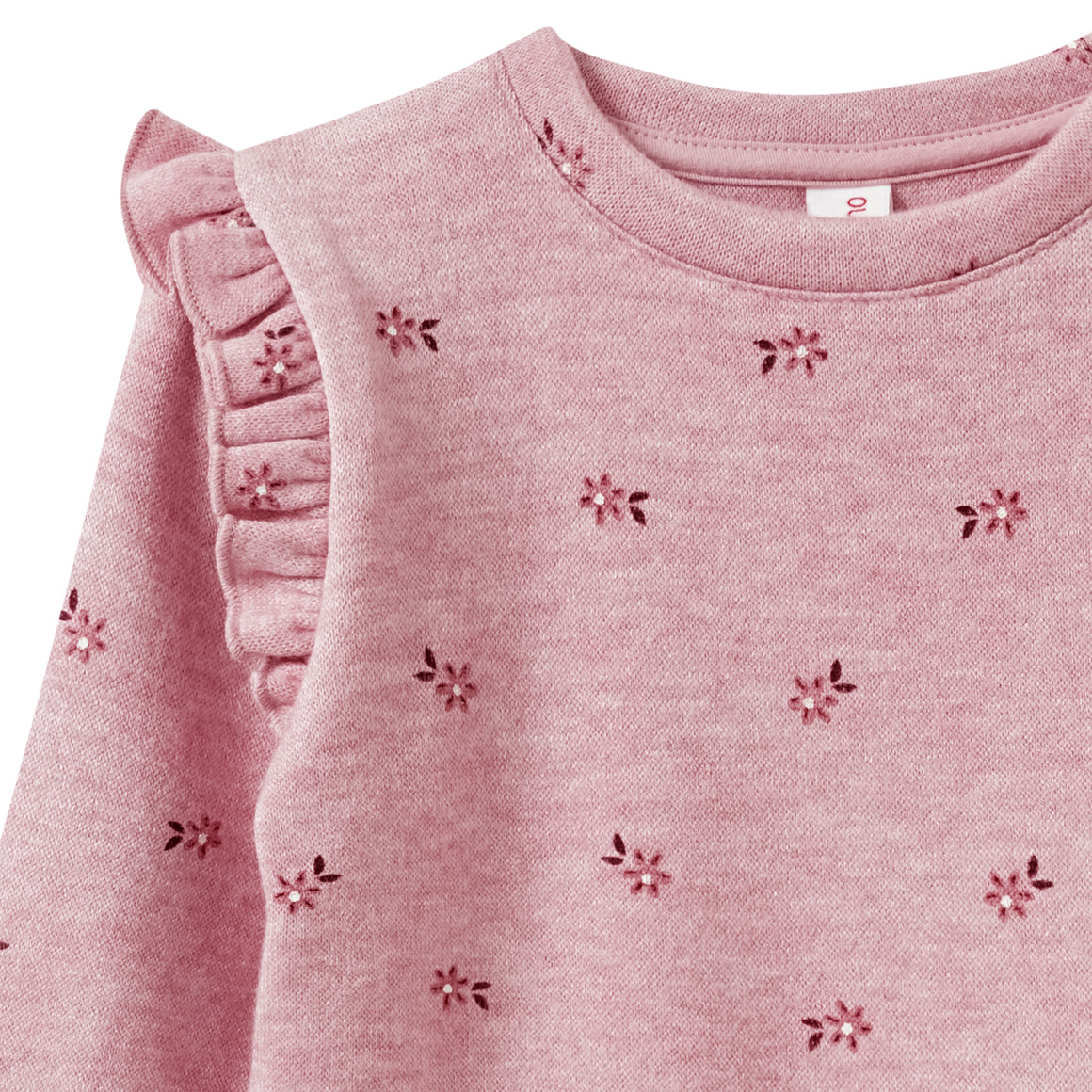 Sweatshirt met ruches voor meisjes