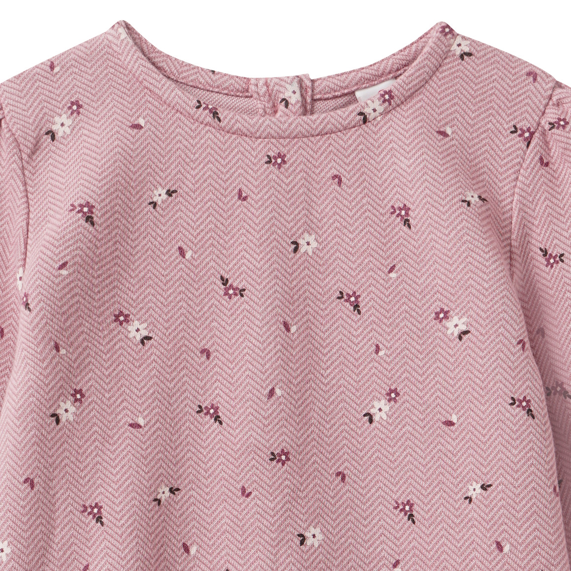 Mädchen Langarmshirt mit Blümchen-Print
