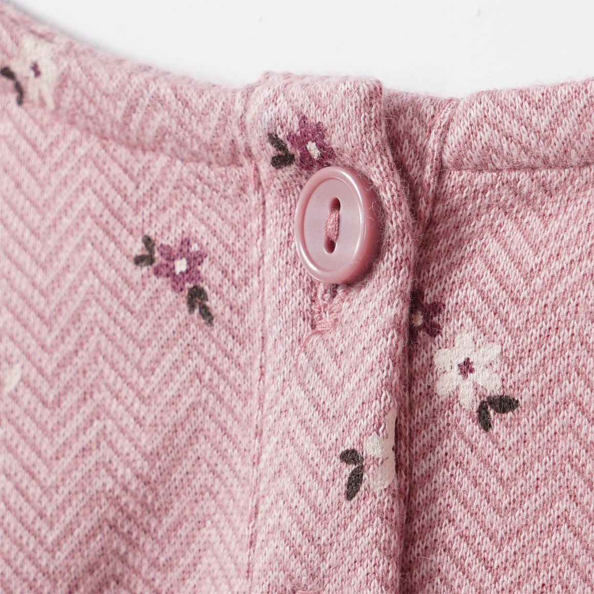 Mädchen Langarmshirt mit Blümchen-Print