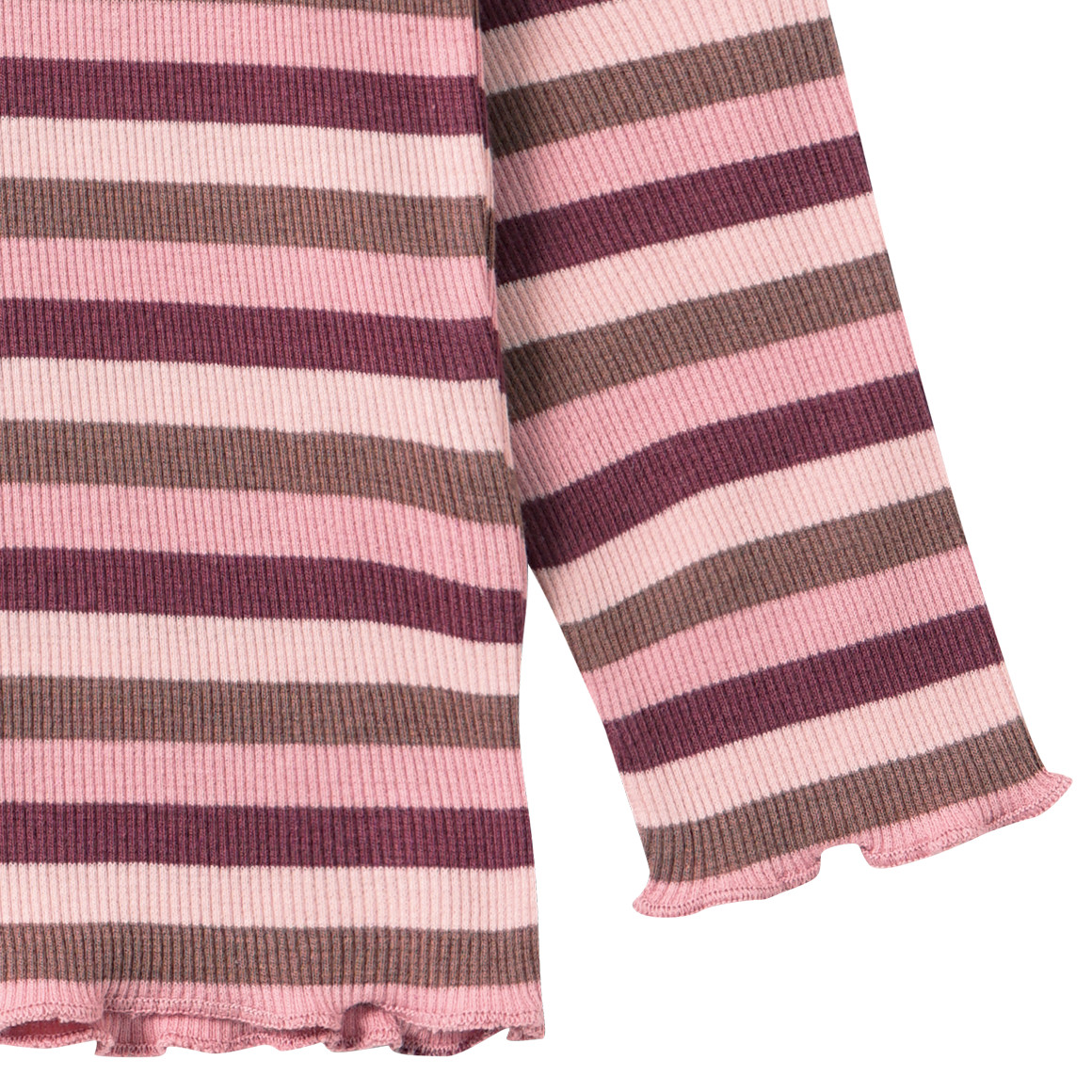 Mädchen Langarmshirt im Streifen-Look