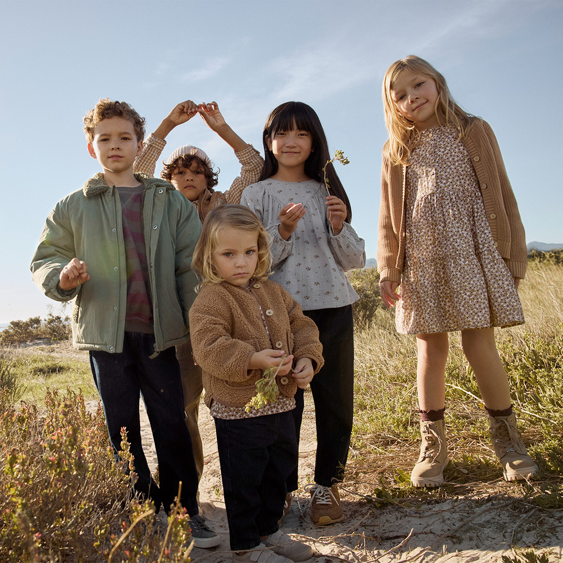 Meisjes teddyjas met knoopsluiting