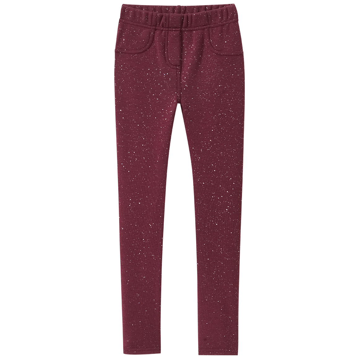 Meisjes leggings met folieprint