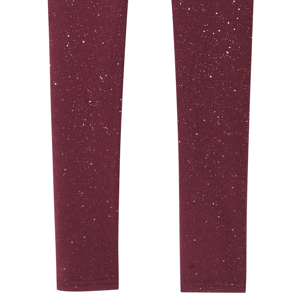 Meisjes leggings met folieprint