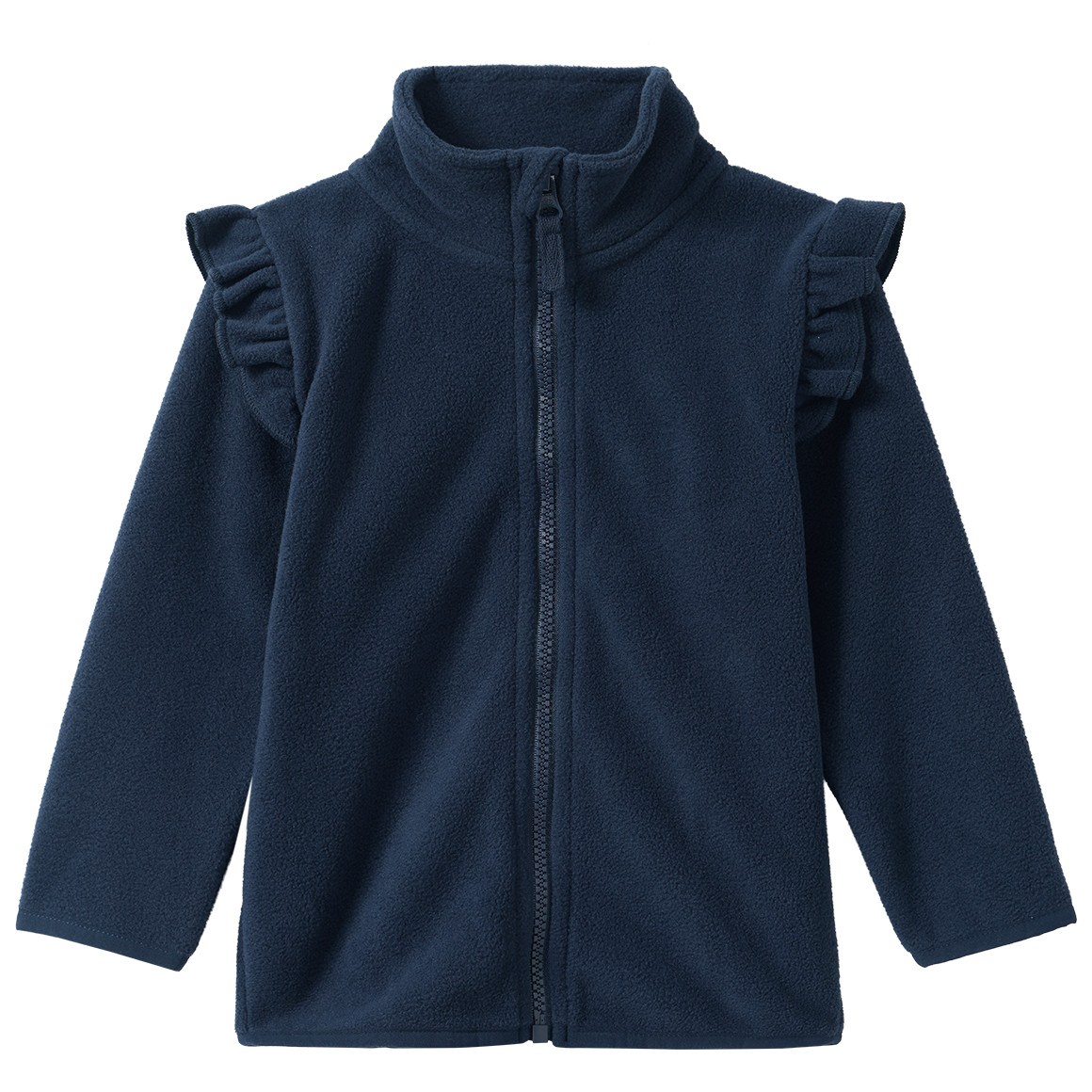 Mädchen Fleecejacke mit Rüschen-Details