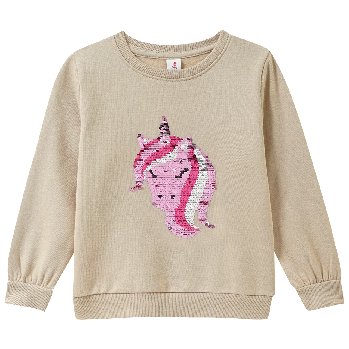 Mädchen Sweatshirt mit Wendepailletten