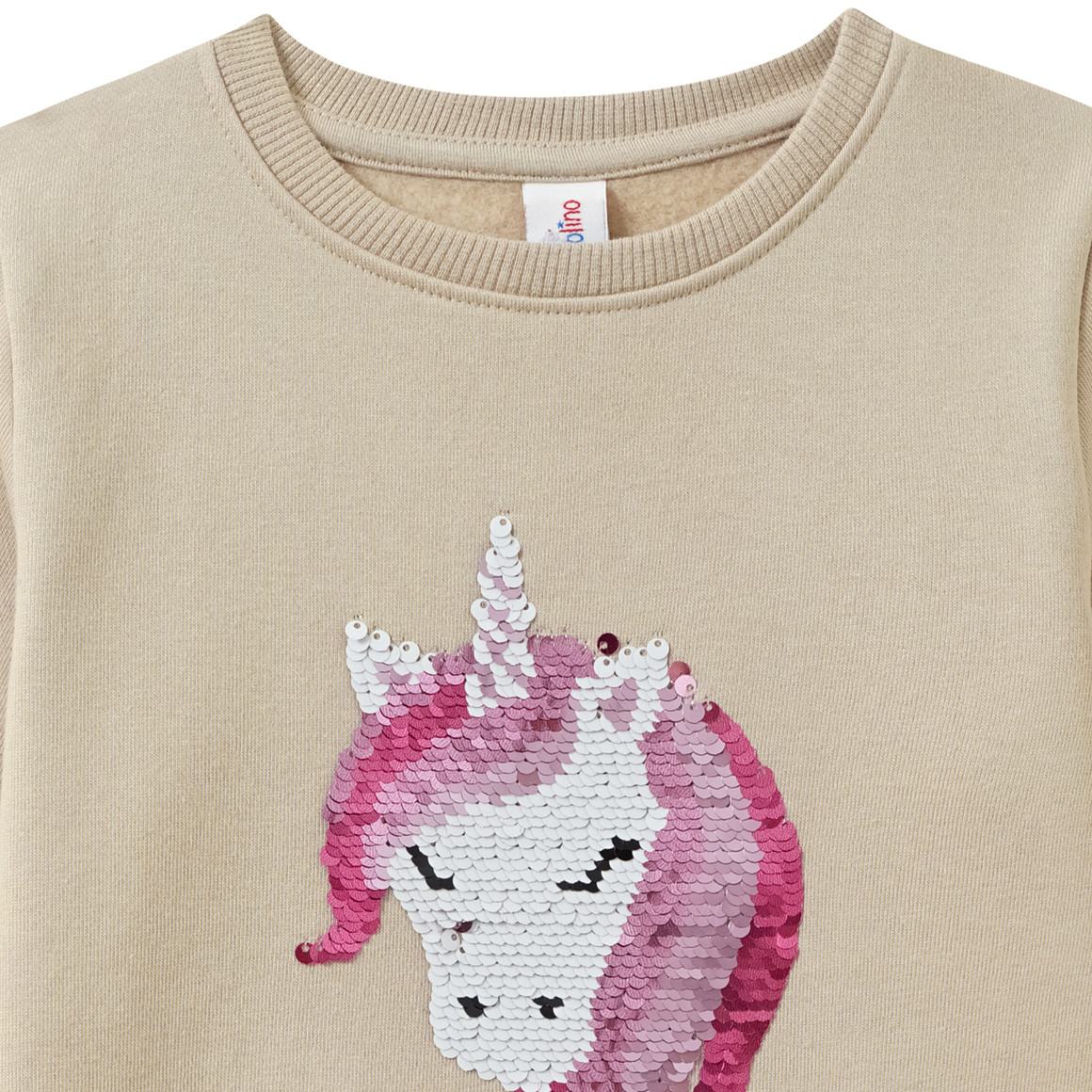 Mädchen Sweatshirt mit Wendepailletten