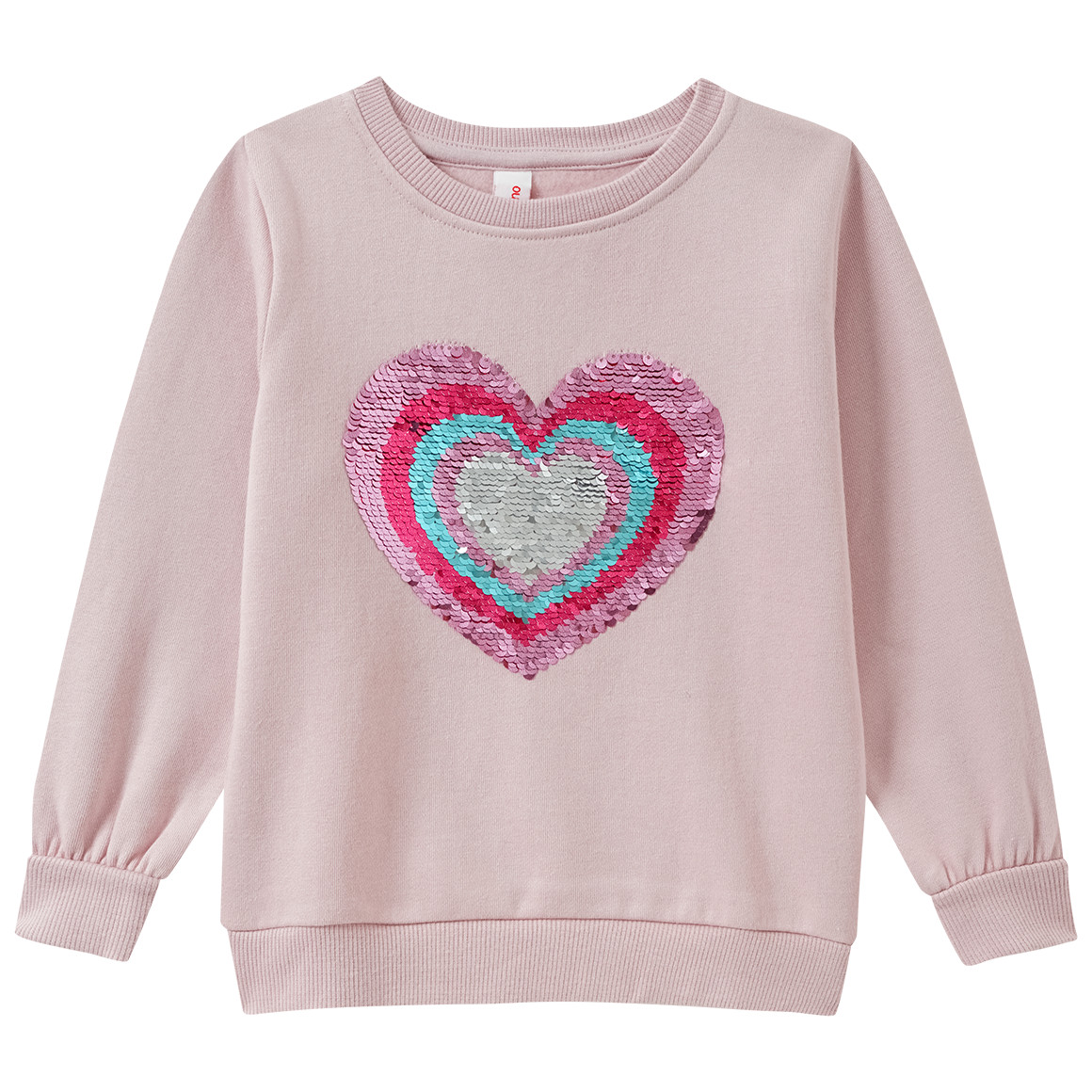 Mädchen Sweatshirt mit Wendepailletten