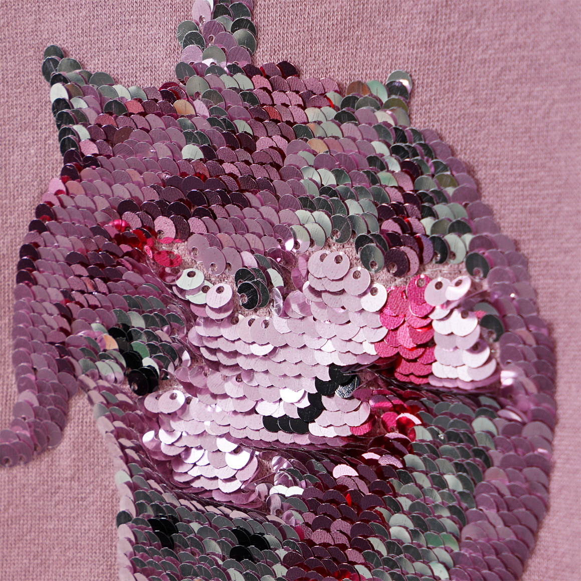 Mädchen Sweatshirt mit Wendepailletten