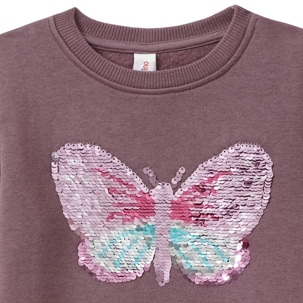 Mädchen Sweatshirt mit Wendepailletten