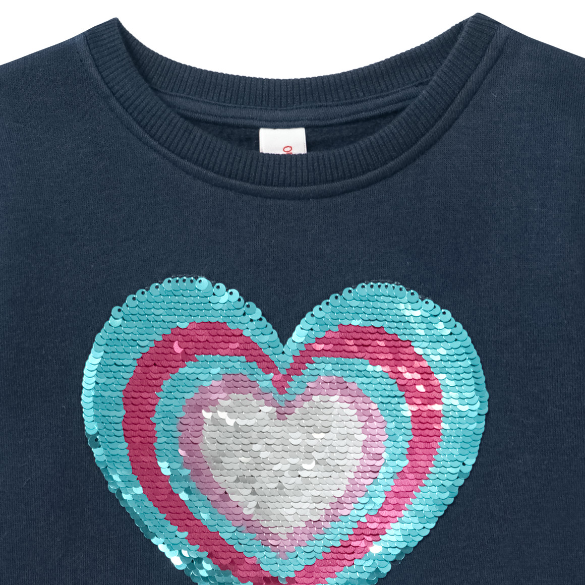 Mädchen Sweatshirt mit Wendepailletten