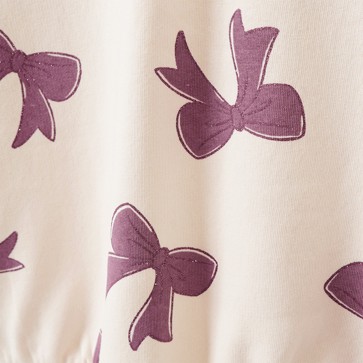 Meisjes sweatshirt met glitterprint