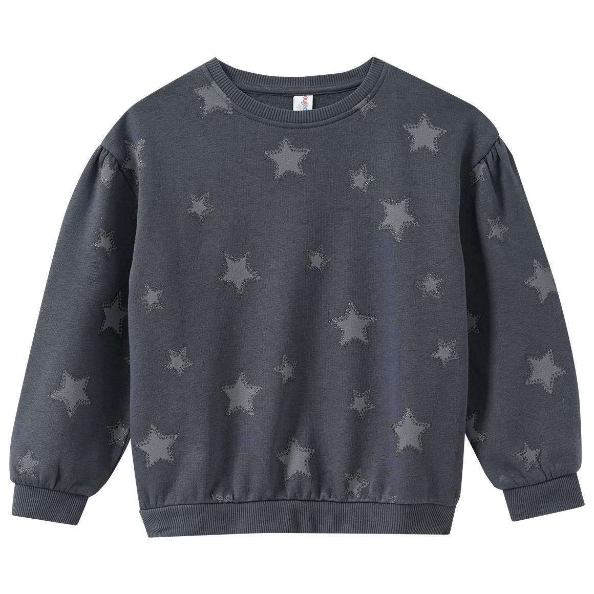 Sweatshirt met glitterprint voor meisjes
