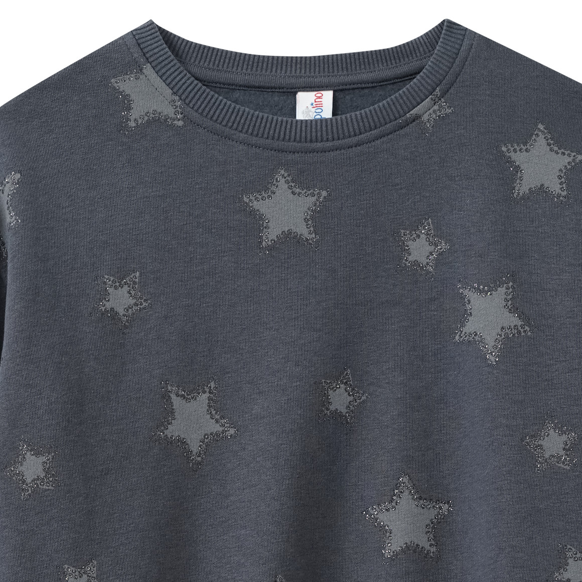 Sweatshirt met glitterprint voor meisjes