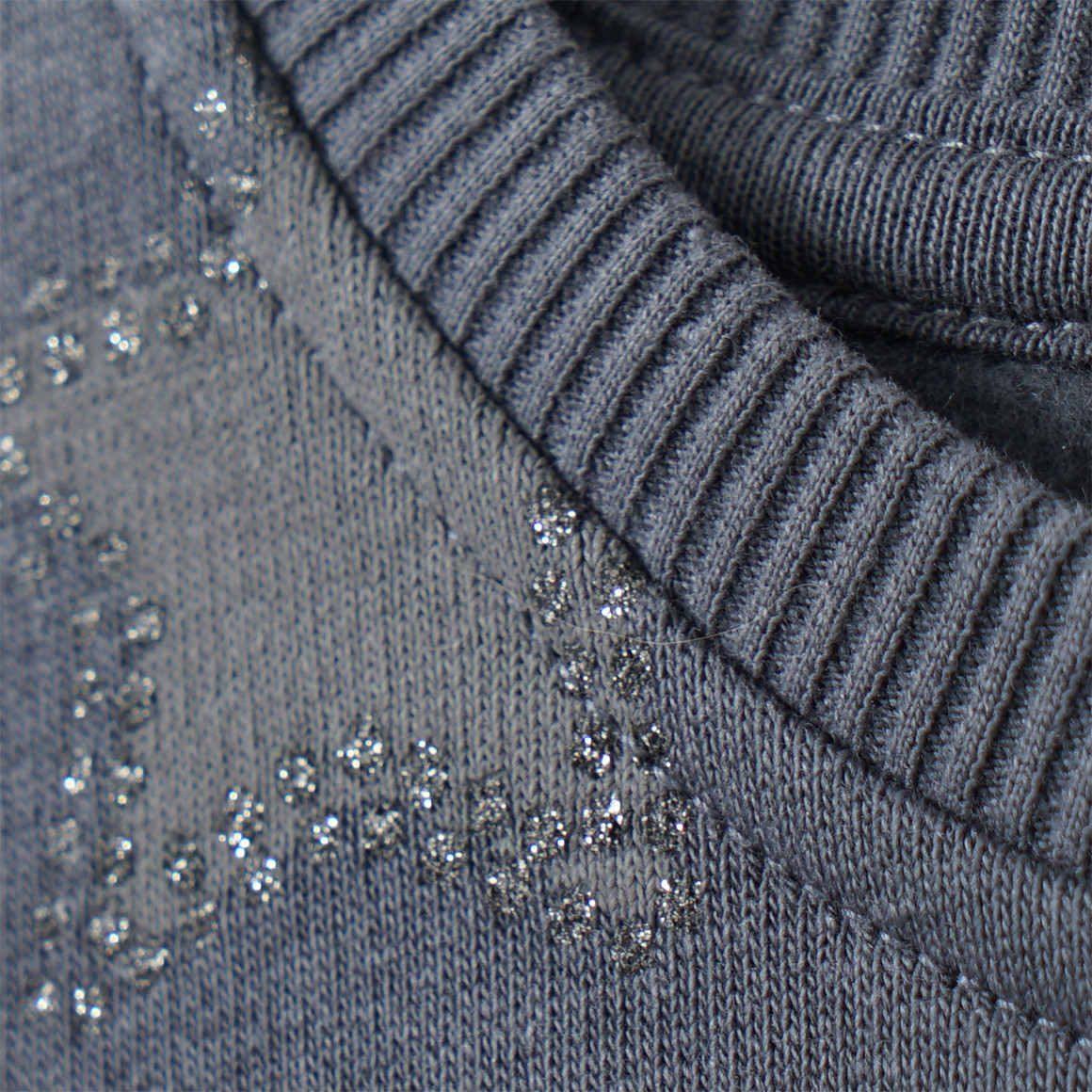 Sweatshirt met glitterprint voor meisjes