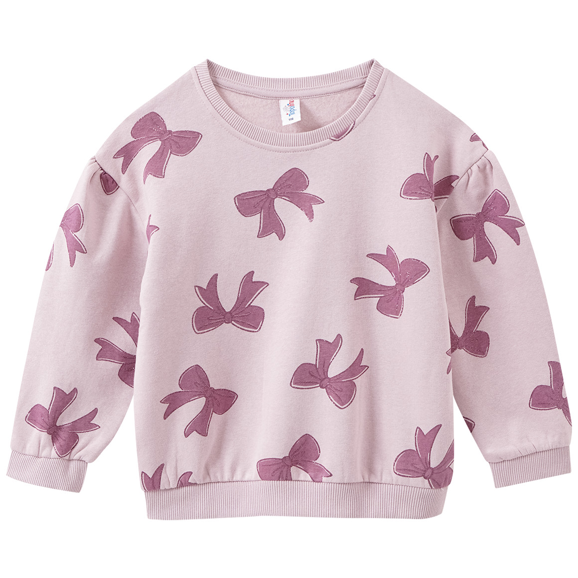 Sweatshirt met glitterprint voor meisjes