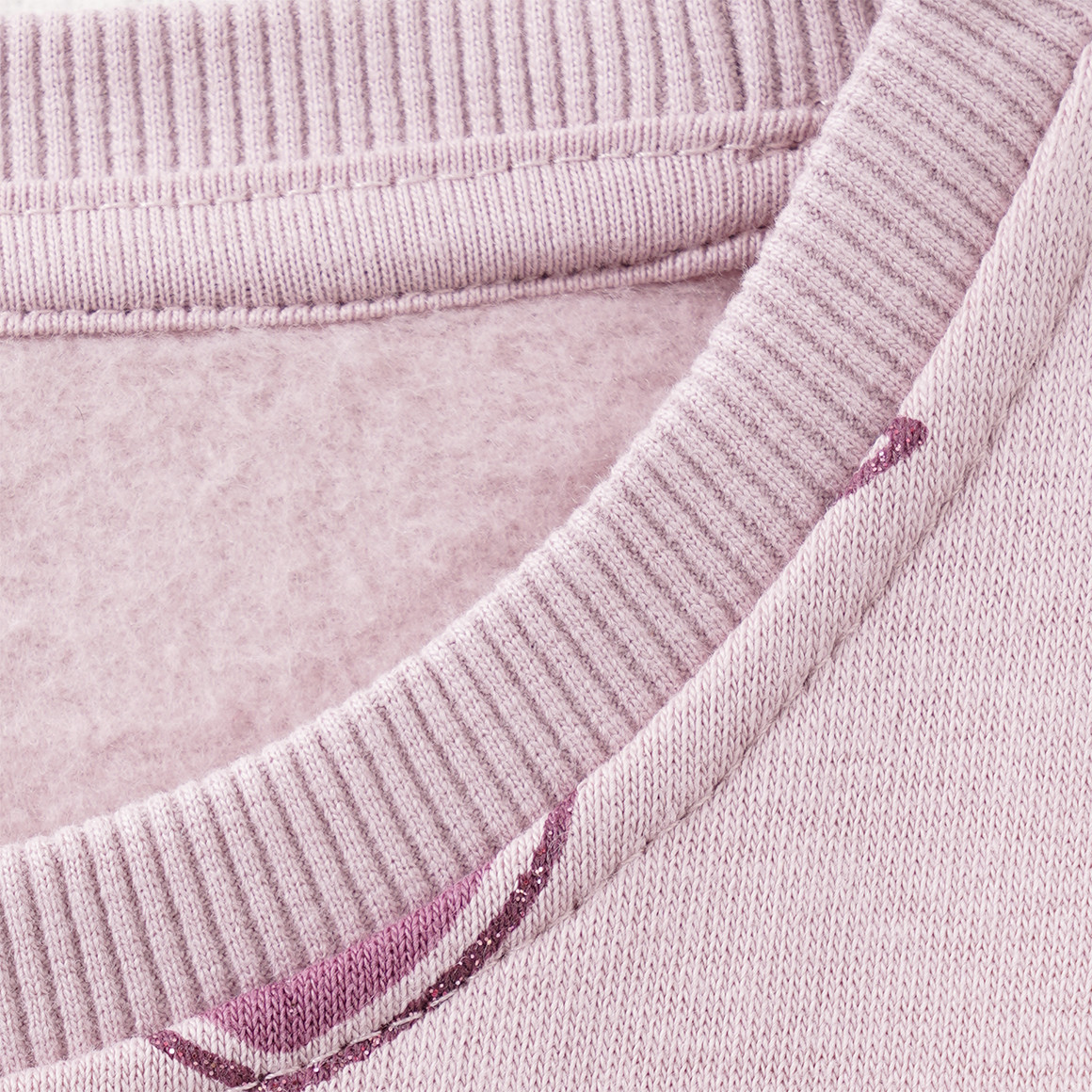 Sweatshirt met glitterprint voor meisjes