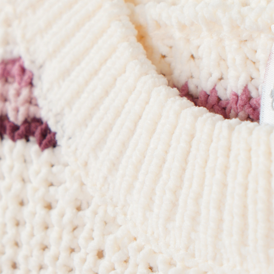 Gebreide trui voor meisjes van chenille