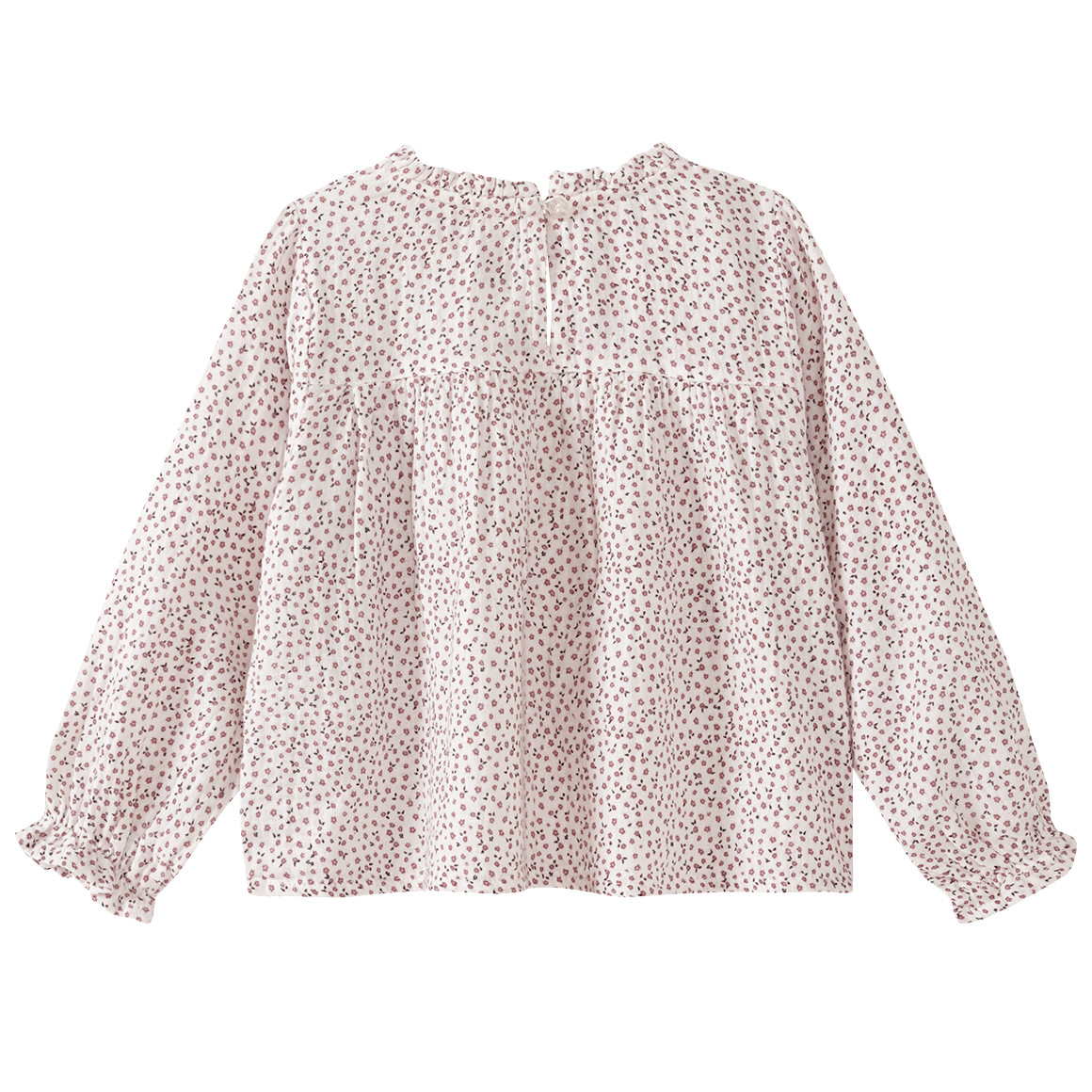 Baby mousseline blouse met bloemenprint