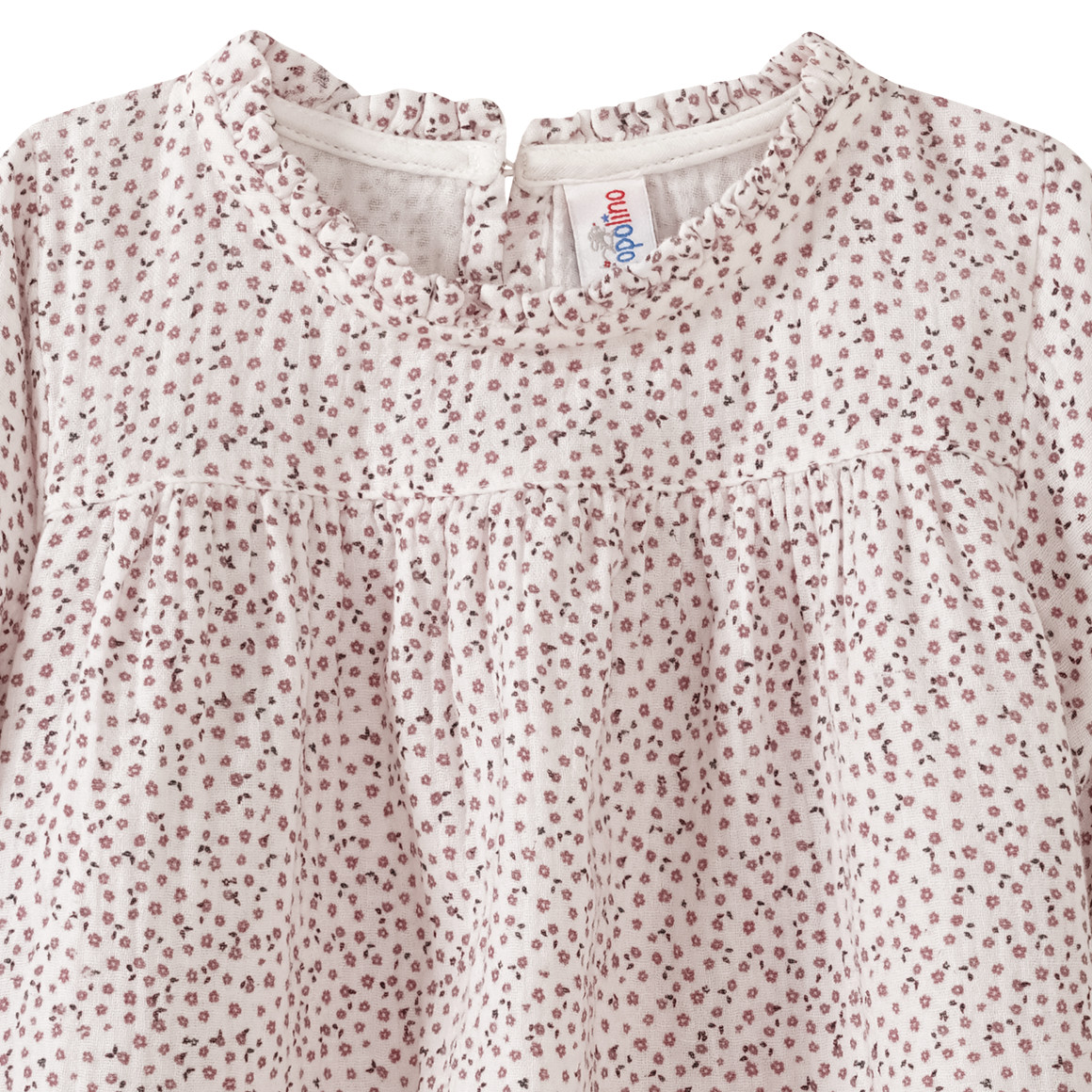 Baby mousseline blouse met bloemenprint