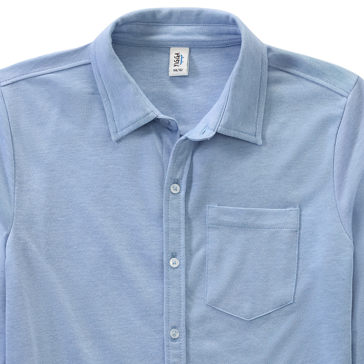 Jongensoverhemd met biologisch katoen