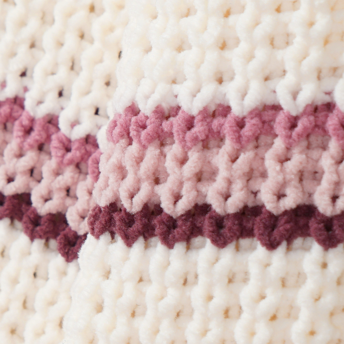 Gebreide chenille trui voor meisjes