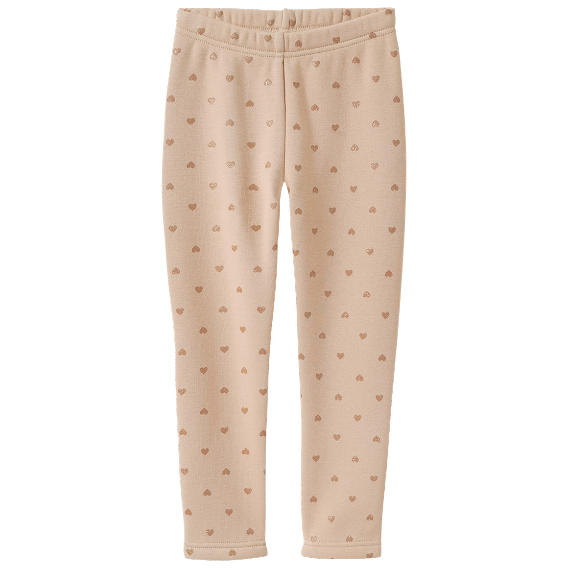 Mädchen Thermo-Leggings mit Glitzer-Herzen