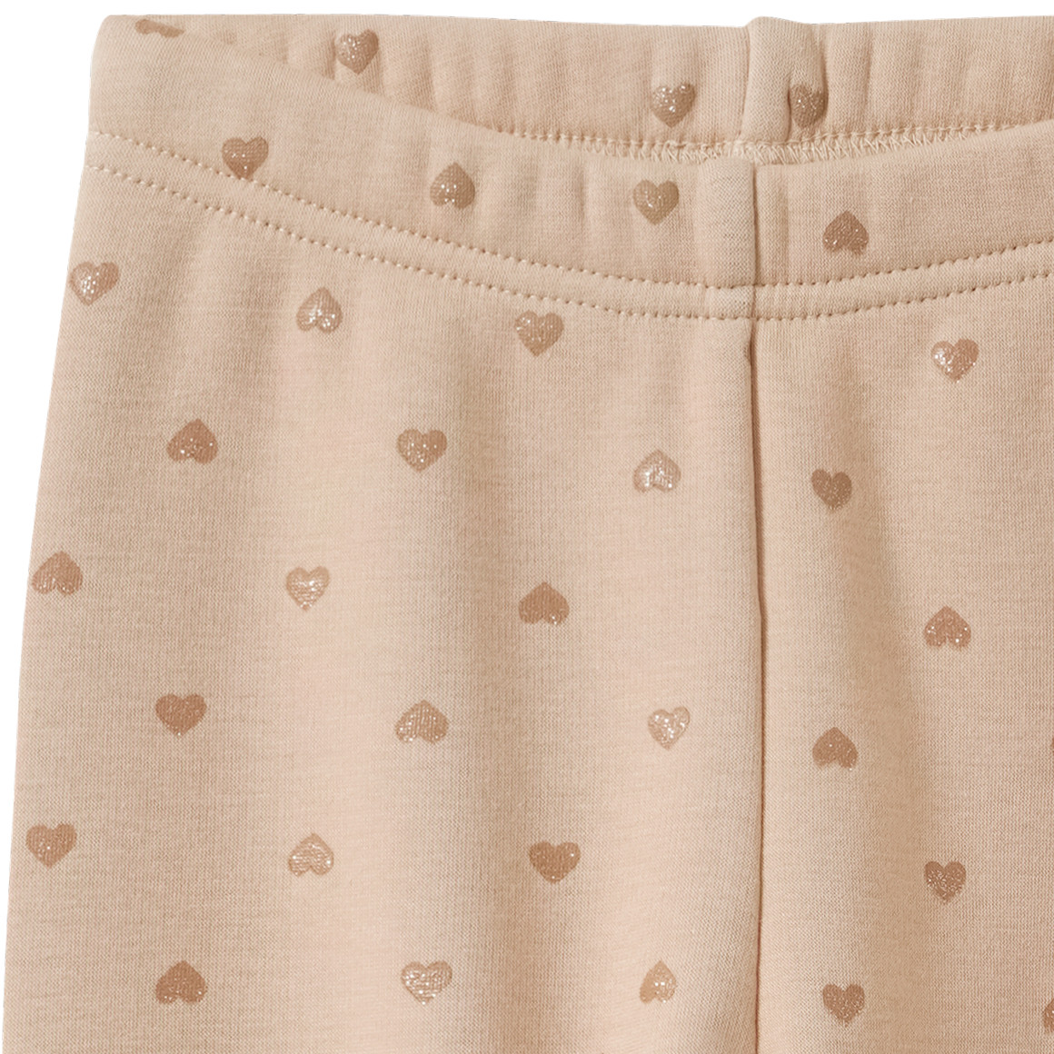 Mädchen Thermo-Leggings mit Glitzer-Herzen