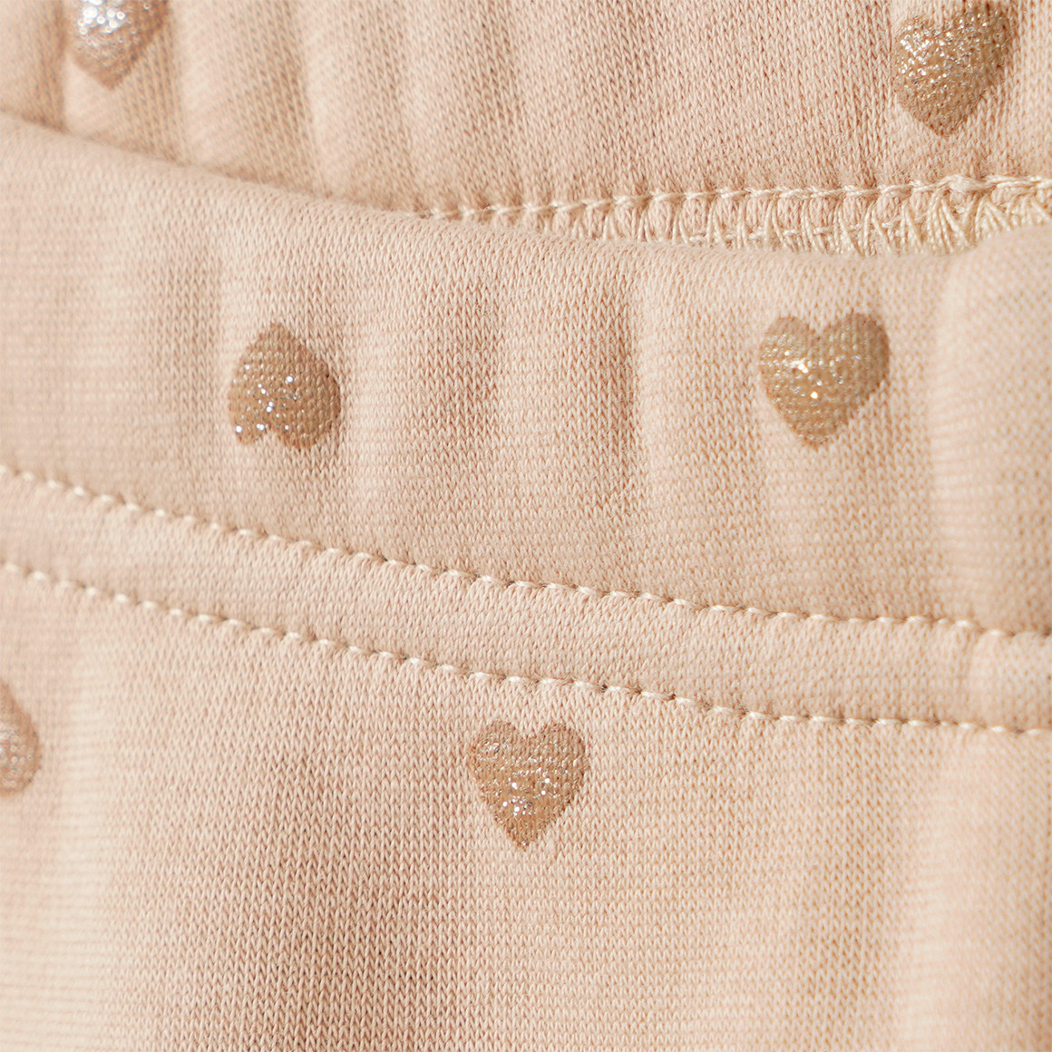 Mädchen Thermo-Leggings mit Glitzer-Herzen