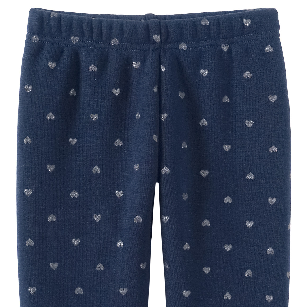 Mädchen Thermo-Leggings mit Glitzer-Herzen
