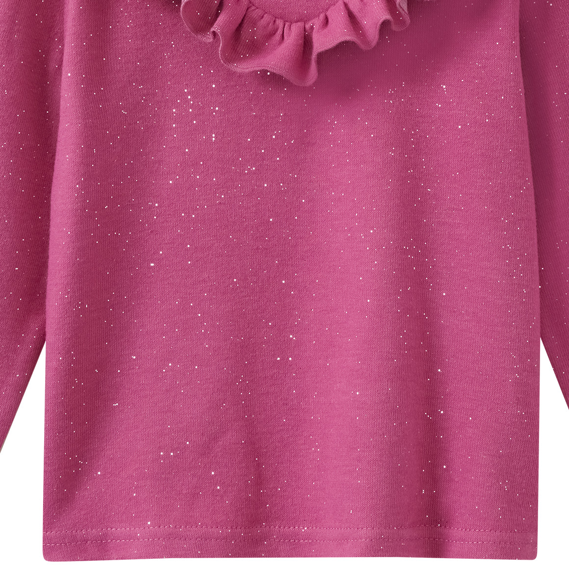 Mädchen Langarmshirt mit Glitzer-Print