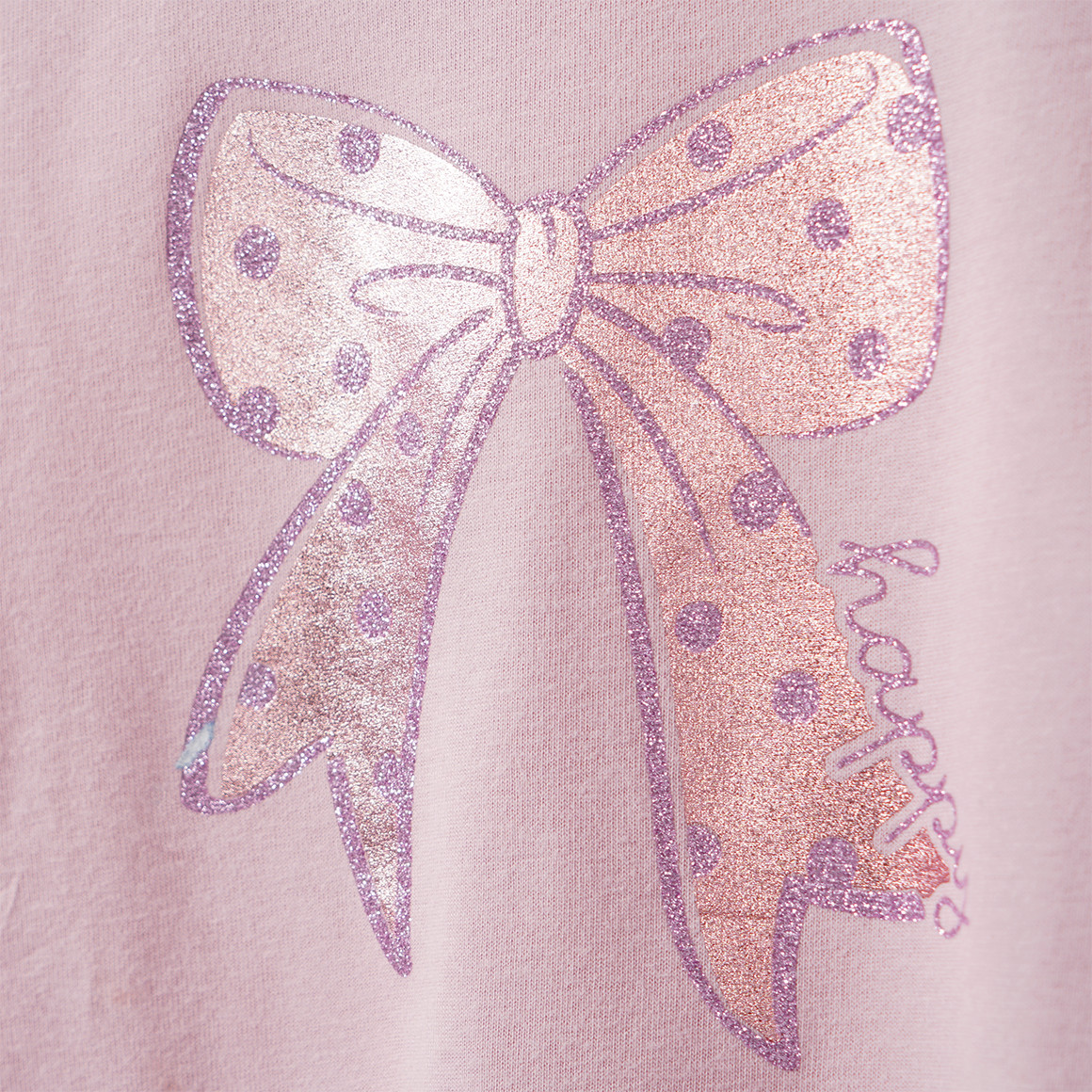 Mädchen Langarmshirt mit Schleife