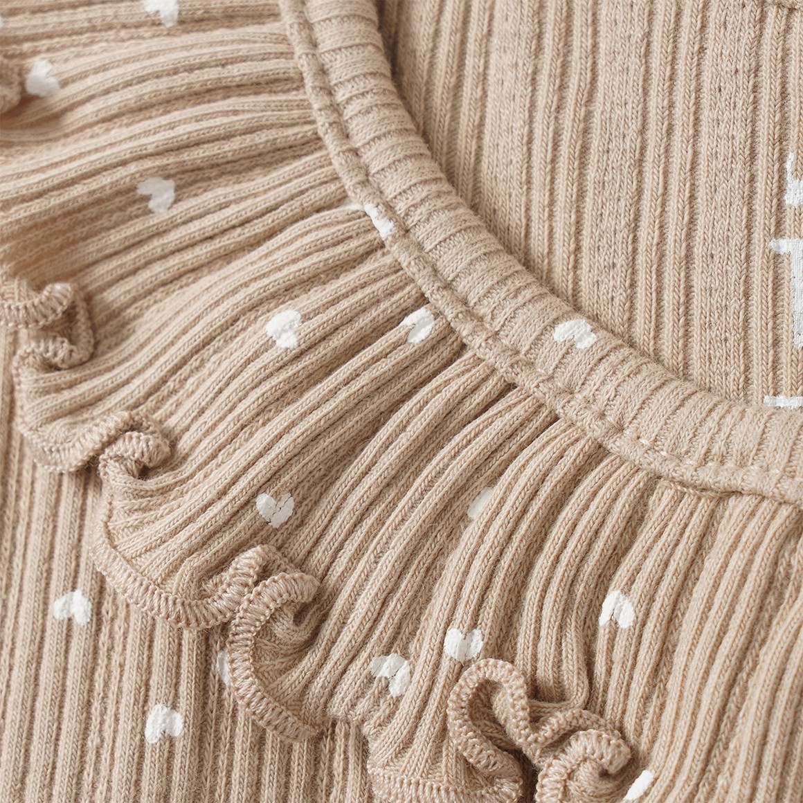 Mädchen Langarmshirt mit Rüsche