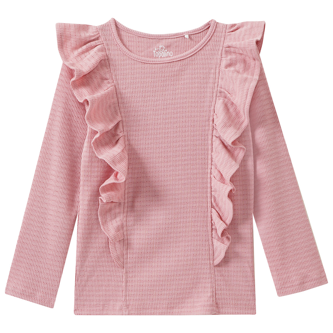 Mädchen Langarmshirt mit Volants