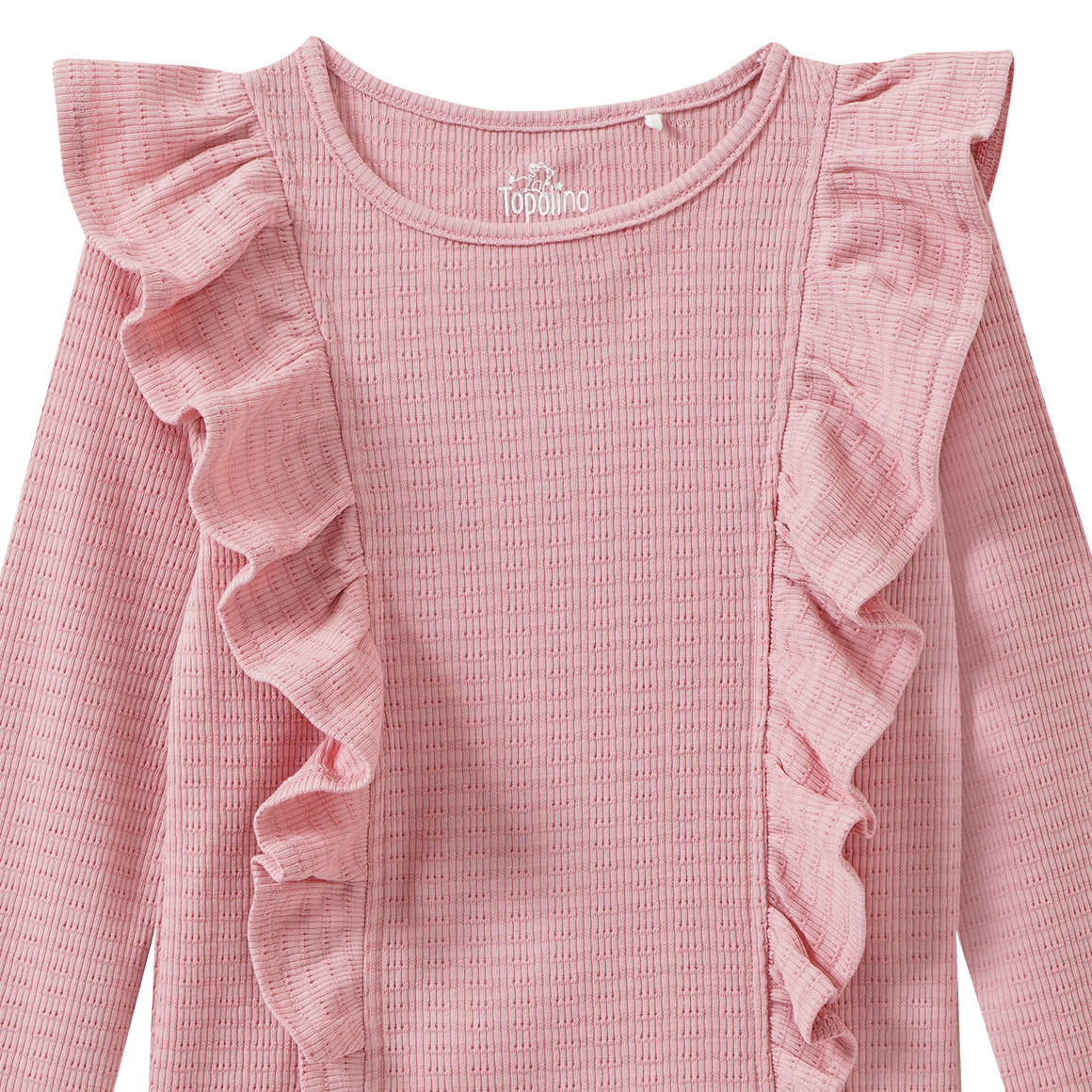 Mädchen Langarmshirt mit Volants