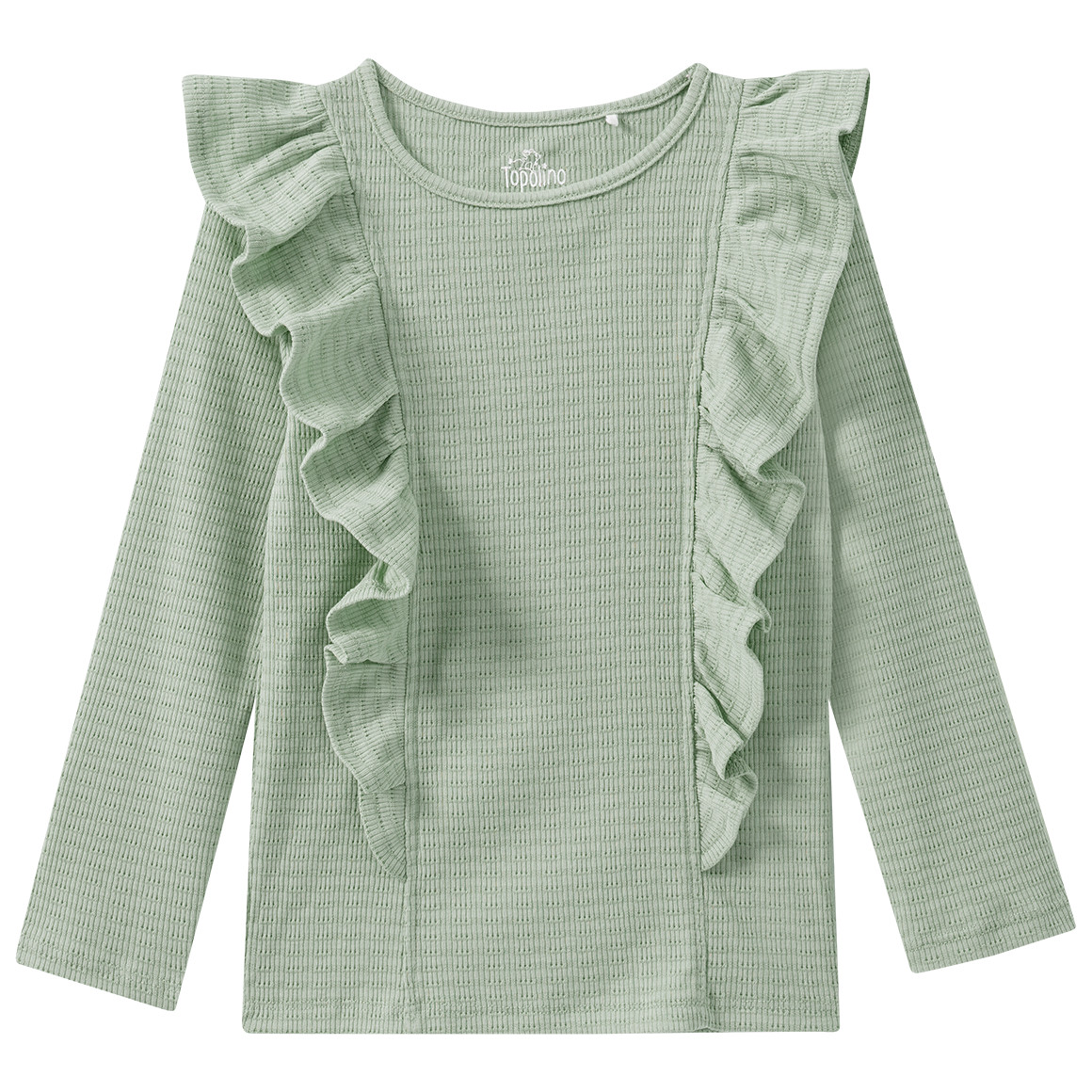 Mädchen Langarmshirt mit Volants