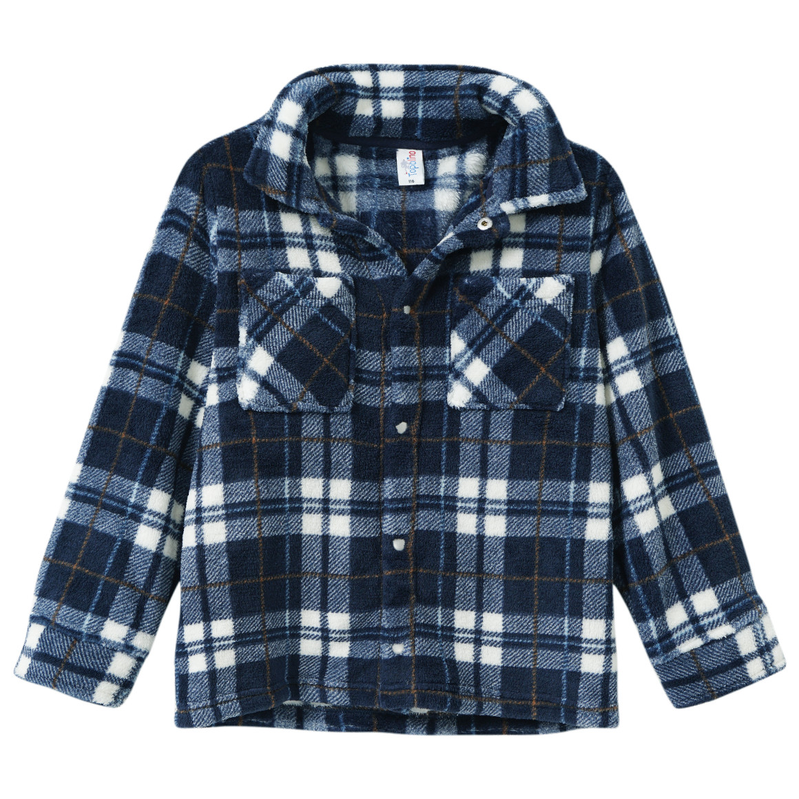 Geruit fleecejack voor jongens