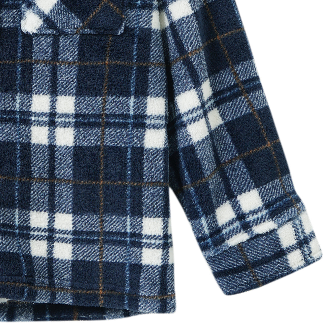 Geruit fleecejack voor jongens