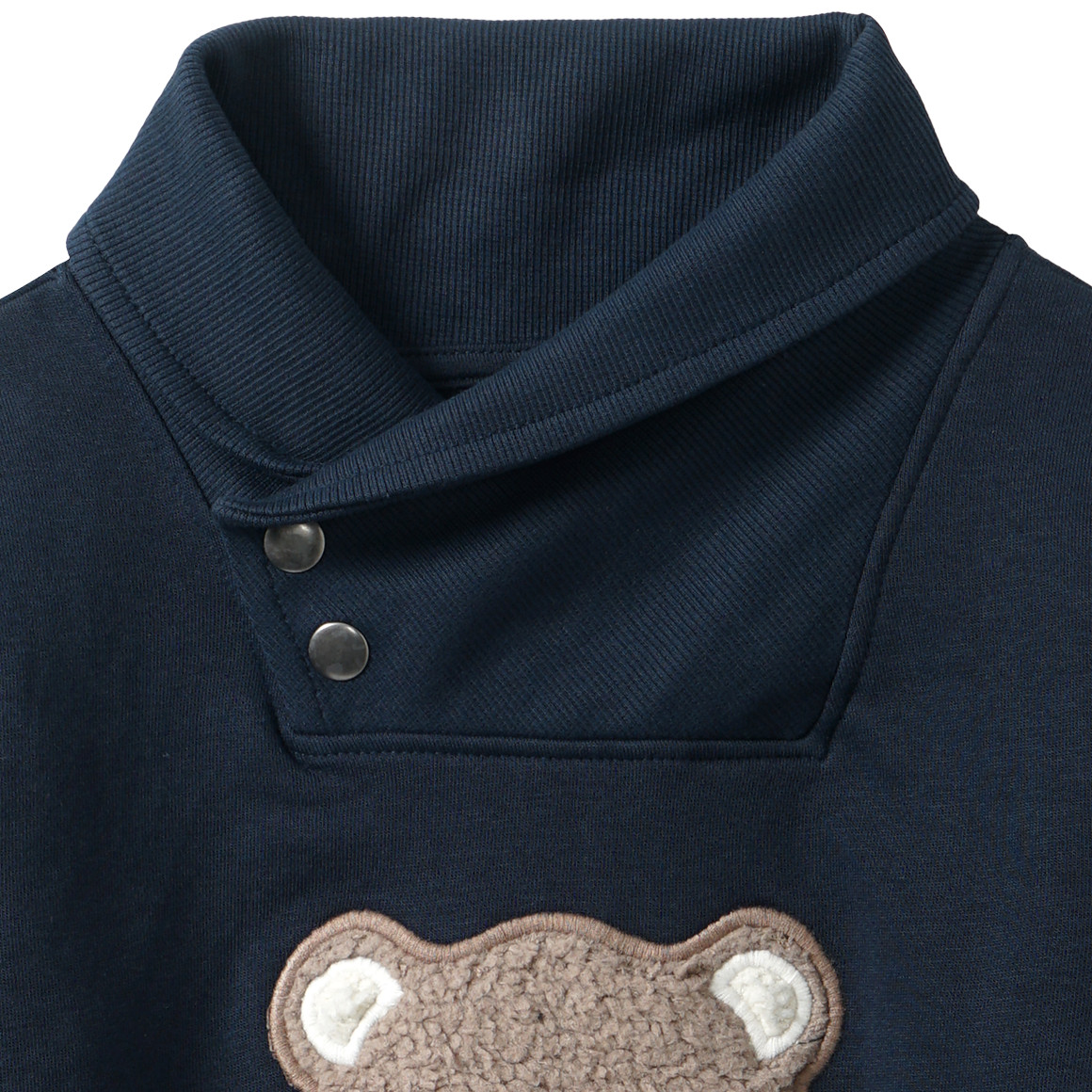 Jongens sweater met sjaalkraag