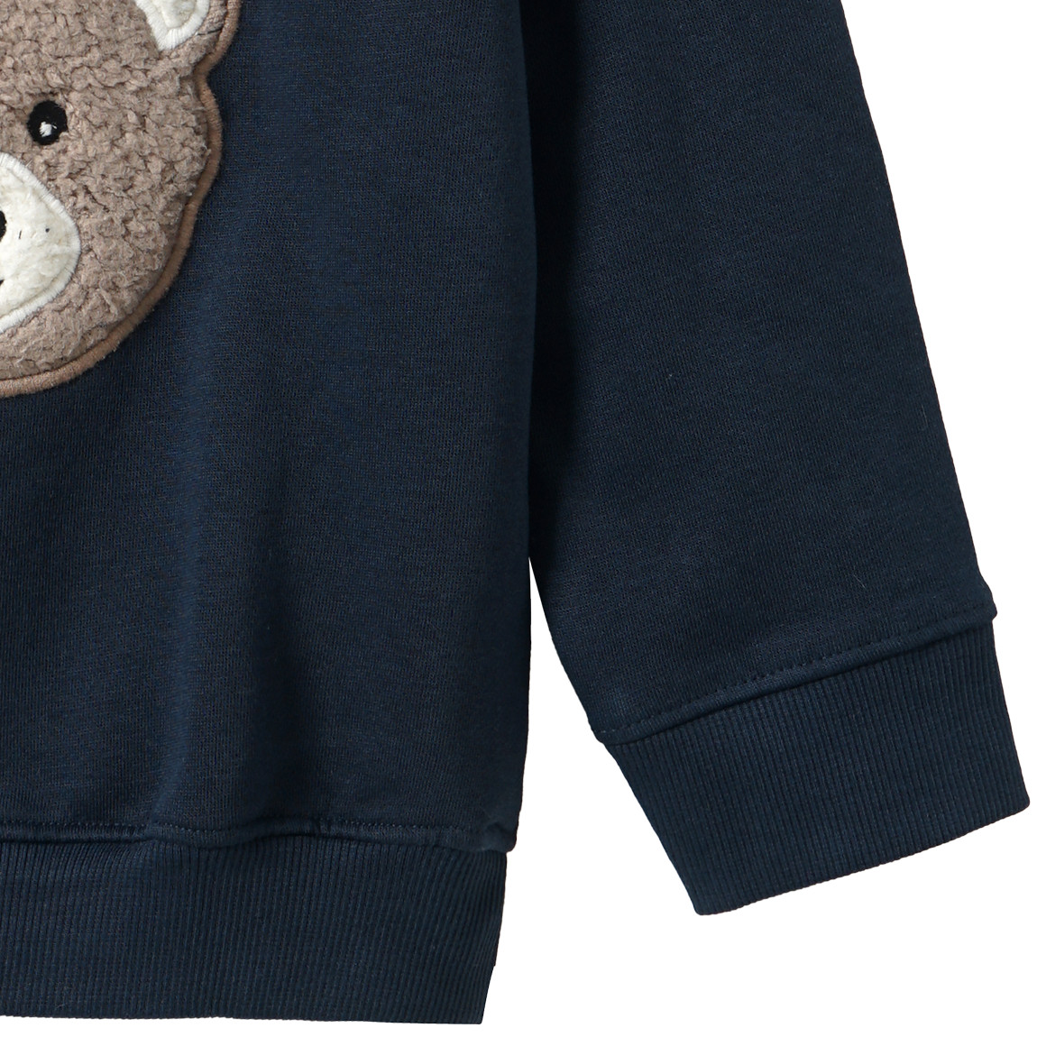 Jongens sweater met sjaalkraag