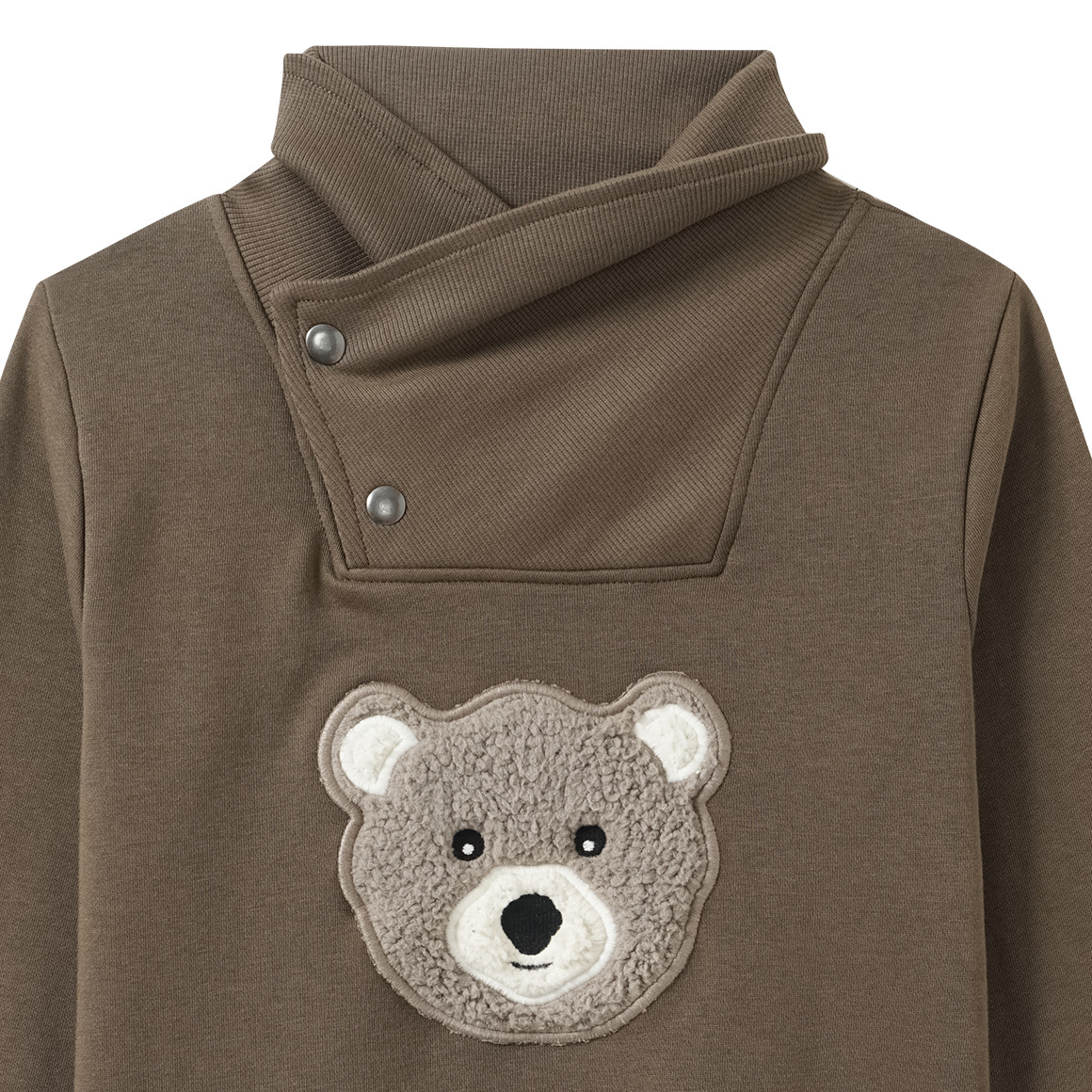 Jongens sweater met sjaalkraag